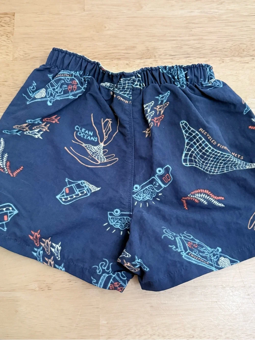 Patagonia Baggies Swim Shorts 12-18 months Netplus Ocean Sea Beach Summer